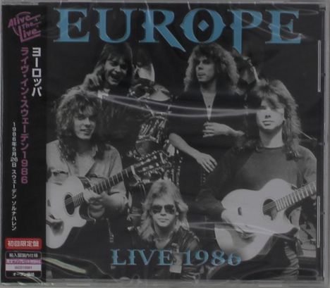 Europe: Live 1986, CD