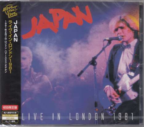 Japan: Live In London 1981, CD