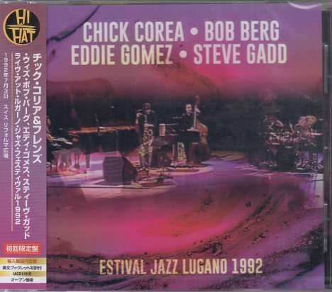 Chick Corea, Bob Berg, Eddie Gomez &amp; Steve Gadd: Estival Jazz Lugano 1992, CD