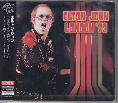 Elton John (geb. 1947): Live In London 1973, 2 CDs