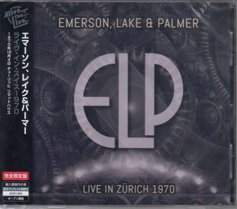 Emerson, Lake &amp; Palmer: Live In Zurich 1970, CD