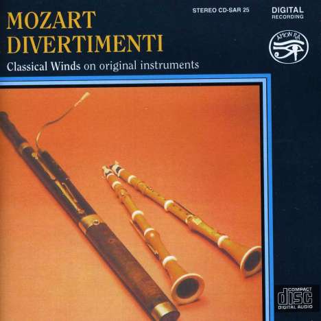 Wolfgang Amadeus Mozart (1756-1791): Divertimenti KV 439b Nr.1-4, CD