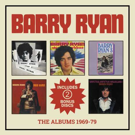 Barry Ryan: The Albums 1969-1979, 5 CDs