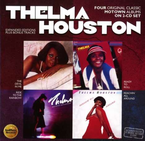 Thelma Houston: The Devil In Me / Ready To Roll / Ride To The Rainbow / Reachin All Around (4 Motown Albums On 2CDs), 2 CDs