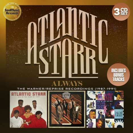 Atlantic Starr: Always: The Warner / Reprise Recordings 1987 - 1991 (+8 Bonustracks), 3 CDs