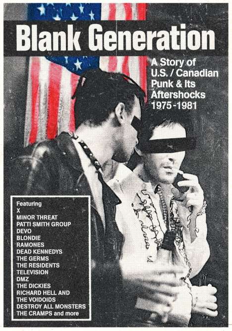 Blank Generation: A Story Of U.S. / Canadian Punk &amp; Its Aftershocks 1975 - 1981, 5 CDs