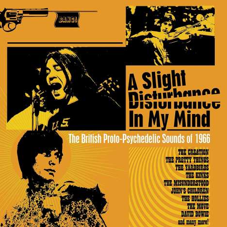 A Slight Disturbance In My Mind: The British Proto-Psychedelic Sounds Of 1966, 3 CDs