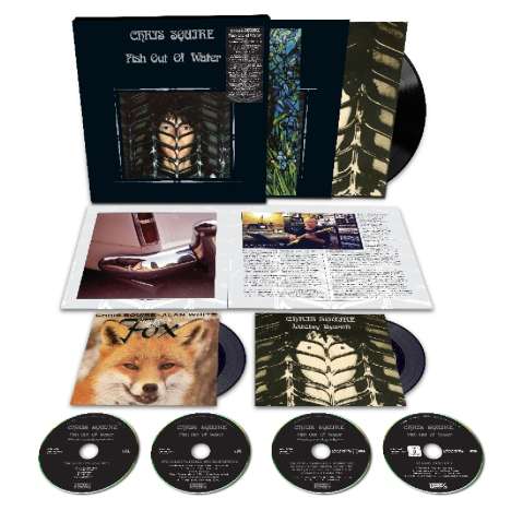 Chris Squire: Fish Out Of Water (180g) (Limited Edition Boxset), 1 LP, 2 Singles 7", 2 CDs und 2 DVDs