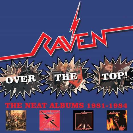 Raven: Over The Top! The Neat Albums (Box Set), 4 CDs