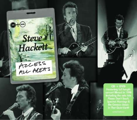 Steve Hackett (geb. 1950): Access All Areas (CD + DVD), 1 CD und 1 DVD