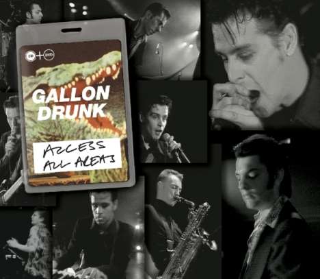 Gallon Drunk: Access All Areas: Live 1992 (CD + DVD), 1 CD und 1 DVD