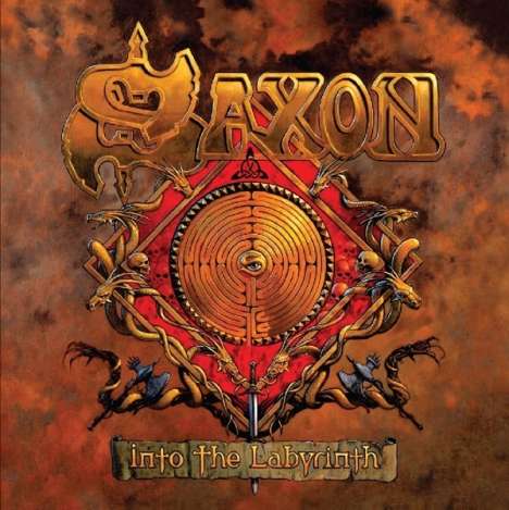 Saxon: Into The Labyrinth (180g) (Limited Edition) (Neon Orange Vinyl), LP