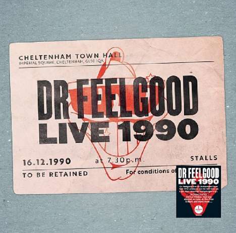 Dr. Feelgood: Dr Feelgood: Live 1990 At Cheltenham Town Hall (180g) (Limited-Edition) (Turquoise Vinyl), LP