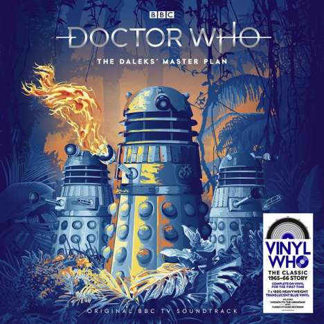 Filmmusik: Doctor Who: The Daleks' Master Plan (180g) (Limited-Edition-Box) (Translucent Blue Vinyl), 7 LPs