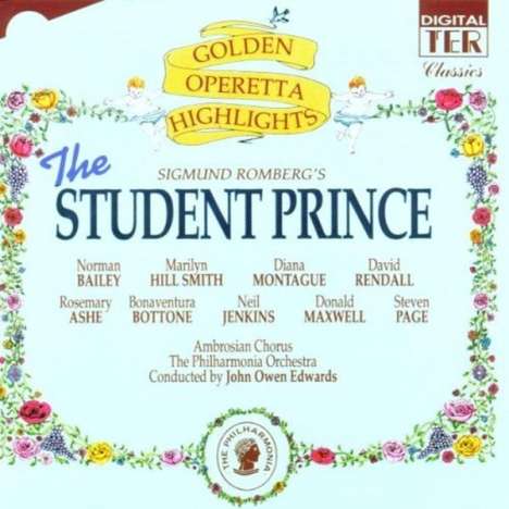 Sigmund Romberg (1887-1951): The Student Prince (Ausz.), CD