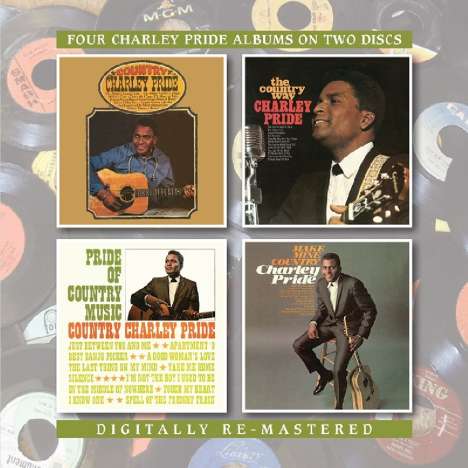 Charly Pride: Country Charley Pride/The Country Way/Pride Of Country Music/Make Mine Country, 2 CDs