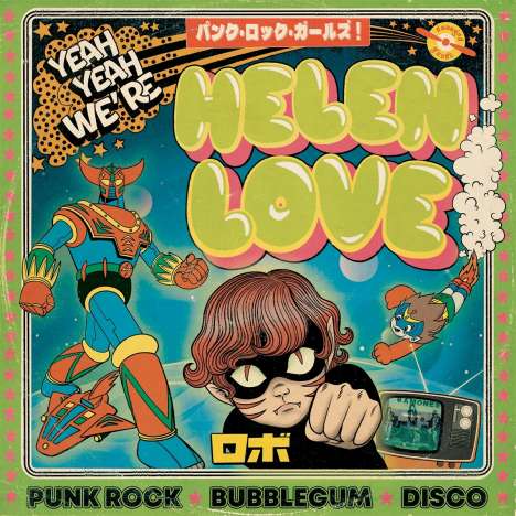 Helen Love: Yeah Yeah We're Helen Love (Limited Edition) (Pink &amp; Green Vinyl), 2 LPs