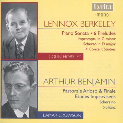 Lennox Berkeley (1903-1989): Klaviersonate A-Dur op.20, 2 CDs