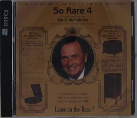 So Rare 4 (A Selection by Barry Humphries of His Favourite Gramophone Records), 2 CDs