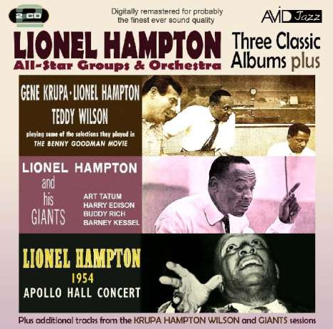 Lionel Hampton (1908-2002): Three Classic Albums Plus, 2 CDs