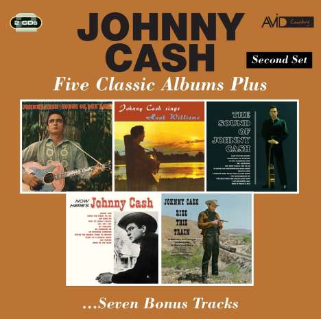 Johnny Cash: Five Classic Albums Plus (Second Set), 2 CDs