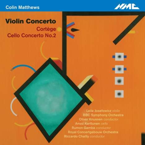 Colin Matthews (geb. 1946): Violinkonzert, CD