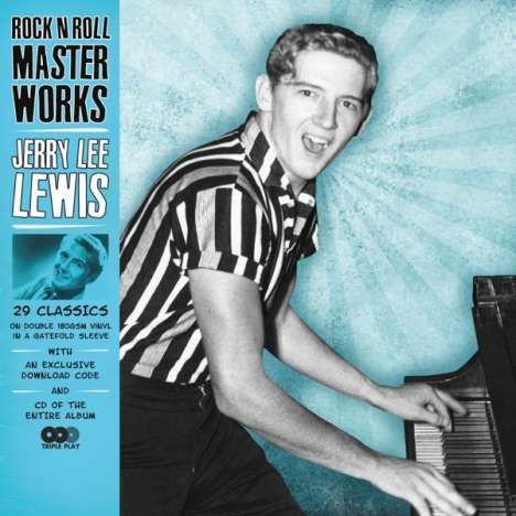 Jerry Lee Lewis: Rock 'N' Roll Master Works (180g), 2 LPs und 1 CD