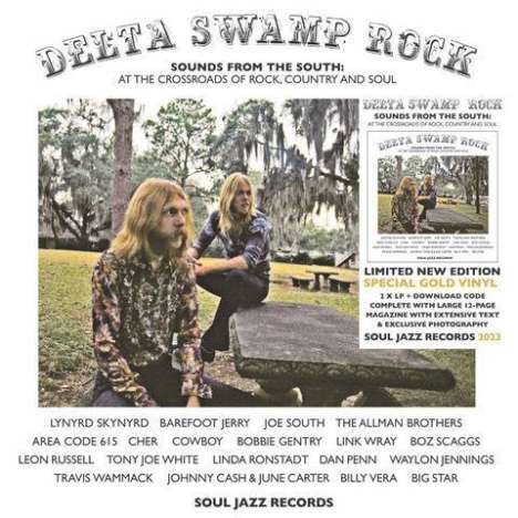 Soul Jazz Records Presents: Delta Swamp Rock (Limited Edition) (Gold Vinyl), 2 LPs