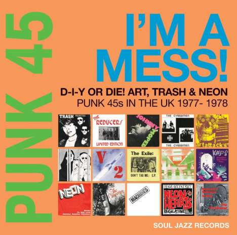 Punk 45: I'm A Mess! (Punk 45s In The UK 1977 - 1978), 2 LPs