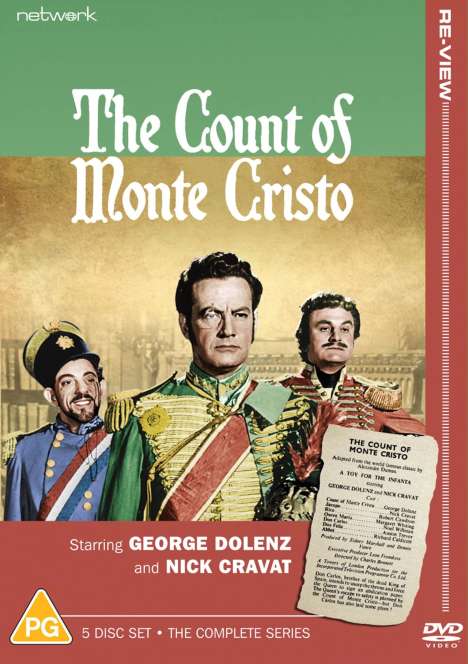 The Count Of Monte Cristo: The Complete Series (UK Import), 5 DVDs