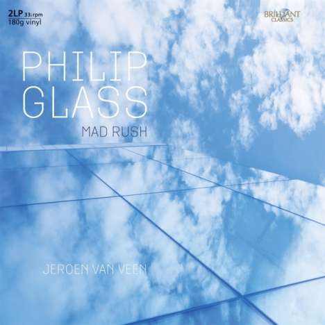 Philip Glass (geb. 1937): Klavierwerke "Mad Rush" (180g), 2 LPs
