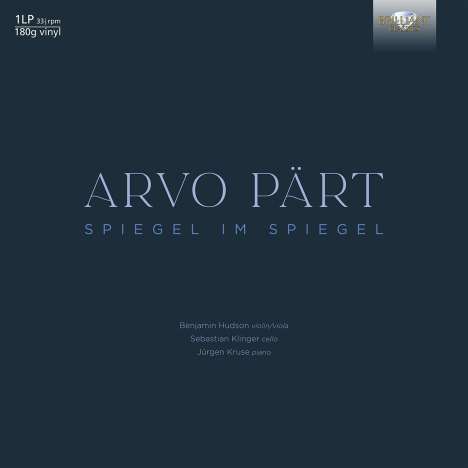 Arvo Pärt (geb. 1935): Spiegel im Spiegel (180g), LP