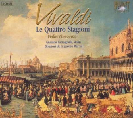 Antonio Vivaldi (1678-1741): Concerti op.8 Nr.1-4 "4 Jahreszeiten", 3 CDs