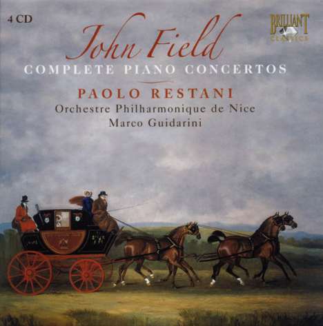 John Field (1782-1837): Klavierkonzerte Nr.1-7, 4 CDs