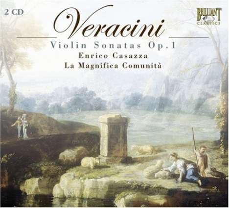 Francesco Maria Veracini (1690-1768): Sonaten für Violine &amp; Bc op.1 Nr.1-12, 2 CDs