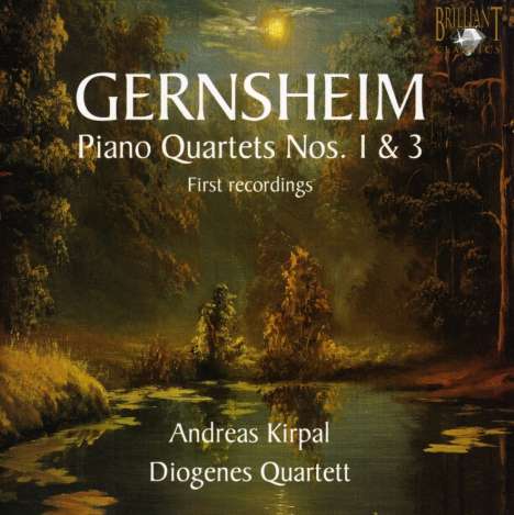 Friedrich Gernsheim (1839-1916): Klavierquartette Nr.1 &amp; 3, CD