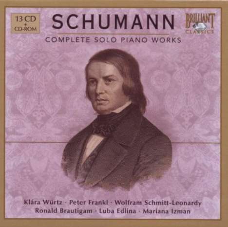 Robert Schumann (1810-1856): Sämtliche Klavierwerke, 13 CDs