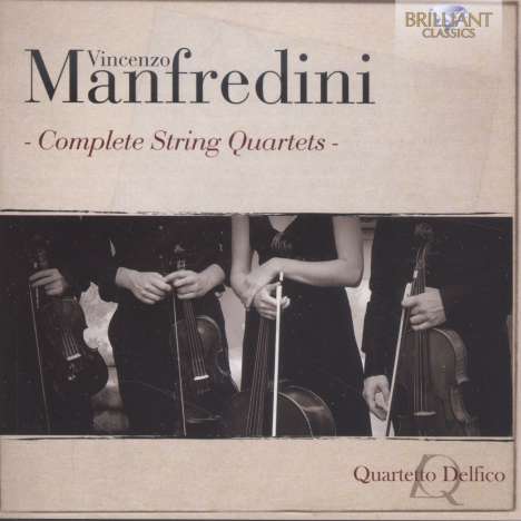 Vincenzo Manfredini (1737-1799): Streichquartette Nr.1-6, CD
