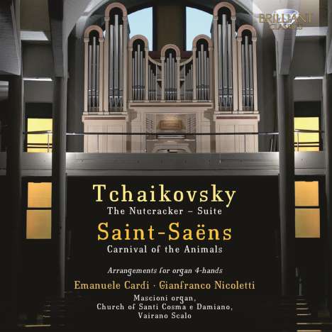 Peter Iljitsch Tschaikowsky (1840-1893): Der Nußknacker-Suite op.71a (arr. für Orgel 4-händig), CD