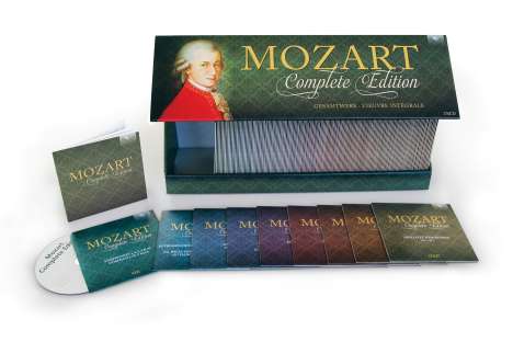 Wolfgang Amadeus Mozart (1756-1791): Mozart Complete Edition (Brilliant Classics-Edition), 170 CDs