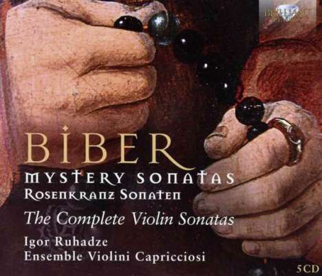 Heinrich Ignaz Biber (1644-1704): Rosenkranz-(Mysterien-)Sonaten Nr.1-16, 5 CDs