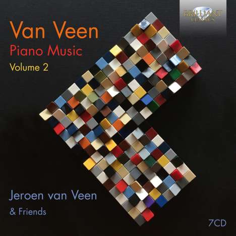 Jeroen van Veen (geb. 1969): Piano Music Vol.2, 7 CDs
