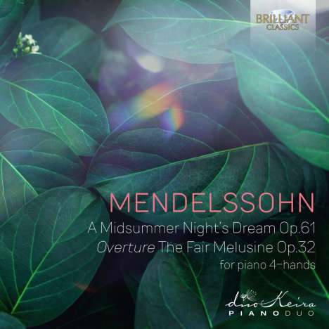 Felix Mendelssohn Bartholdy (1809-1847): Ein Sommernachtstraum für Klavier 4-händig, CD
