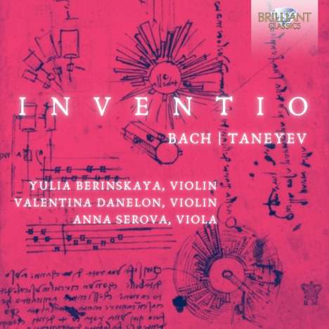 Johann Sebastian Bach (1685-1750): Inventionen &amp; Sinfonias BWV 772-801 für 2 Violinen, CD