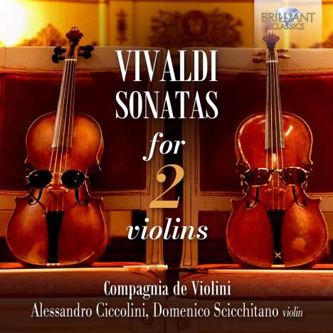 Antonio Vivaldi (1678-1741): Sonaten für 2 Violinen RV 68,70,71,77, CD