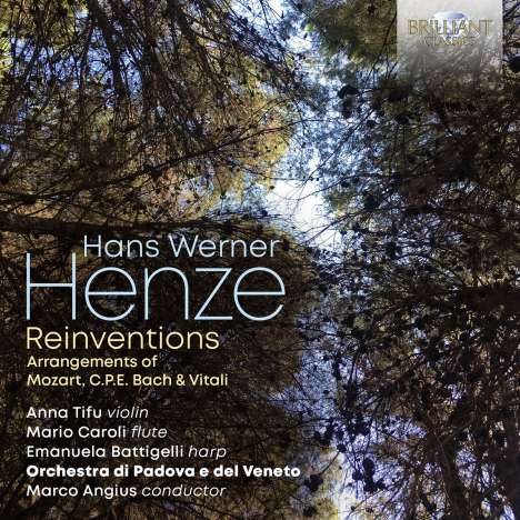 Hans Werner Henze (1926-2012): Reinventions (Mozart-,CPE Bach- &amp; Vitali-Arrangements für Orchester), CD