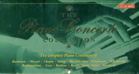 The Piano Concerto Collection, 25 CDs