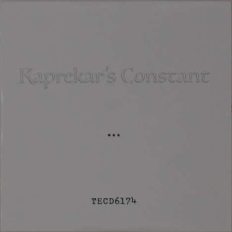 Kaprekar's Constant: Meanwhile, CD
