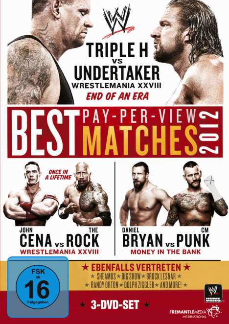 Best PPV Matches 2012, 3 DVDs