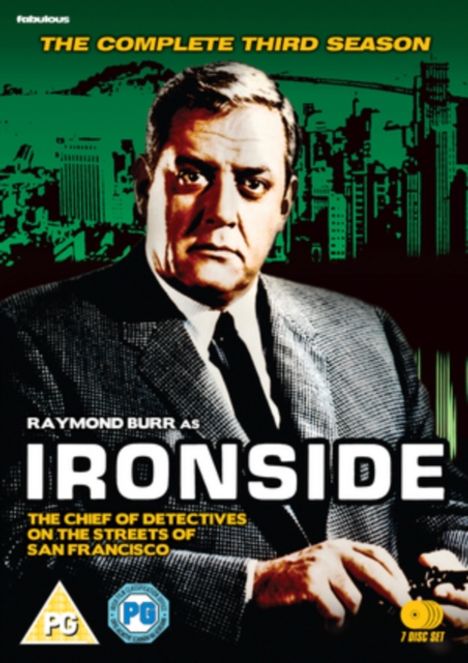 Ironside Season 3 (UK Import), 7 DVDs